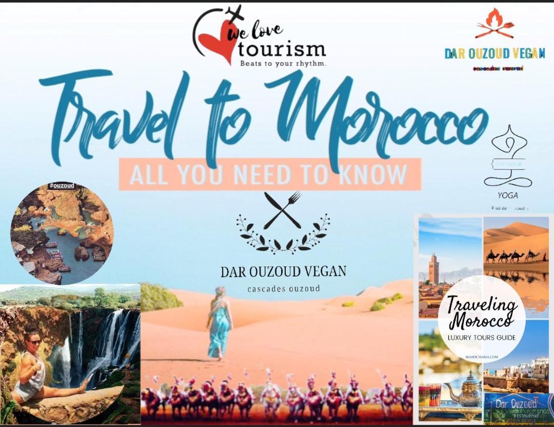 Dar Ouzoud Vegan Hotel Exterior foto
